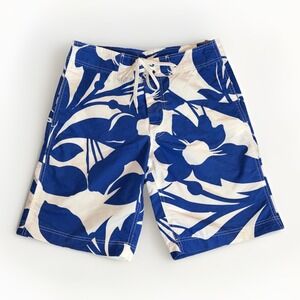 Converse One Star Blue Aqua Floral Board Shorts Mens Size 34 Swimwear Trunks